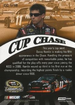 2010 Press Pass - Cup Chase Prizes #CC 1 Denny Hamlin Back