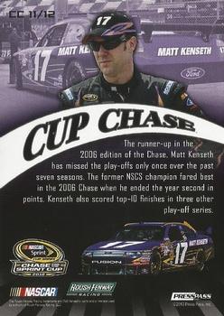 2010 Press Pass - Cup Chase Prizes #CC 11 Matt Kenseth Back