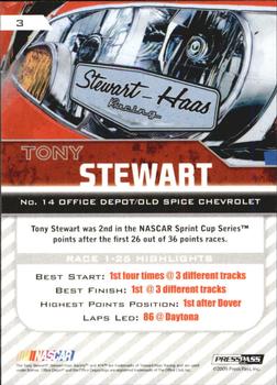2010 Press Pass - Gold #3 Tony Stewart Back
