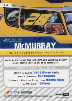 2010 Press Pass - Gold #24 Jamie McMurray Back