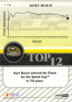 2010 Press Pass - Gold #115 Kurt Busch Back