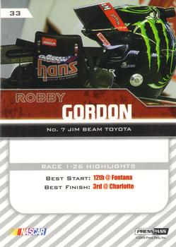 2010 Press Pass - Holofoil #33 Robby Gordon Back