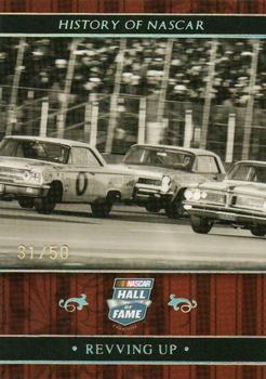 2010 Press Pass - NASCAR Hall of Fame Holofoil #NHOF 3 Revving Up Front