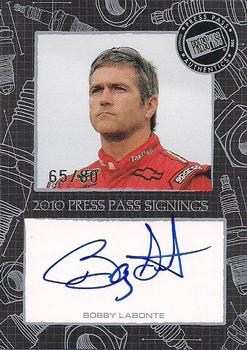 2010 Press Pass - Signings Silver #NNO Bobby Labonte Front