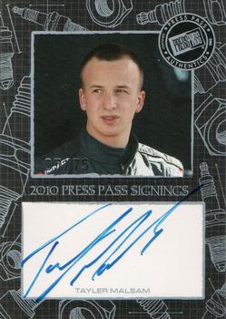 2010 Press Pass - Signings Silver #NNO Tayler Malsam Front