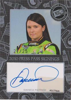 2010 Press Pass - Signings Silver #NNO Danica Patrick Front