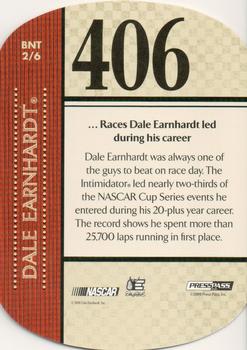 2010 Press Pass - By The Numbers (Target) #BNT 2 Dale Earnhardt Back