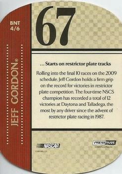 2010 Press Pass - By The Numbers (Target) #BNT 4 Jeff Gordon Back