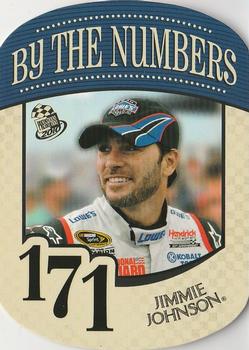 2010 Press Pass - By The Numbers (Target) #BNT 6 Jimmie Johnson Front