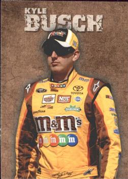 2010 Wheels Main Event - Fight Card Full Color Retail #FC 7 Kyle Busch Front