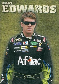 2010 Wheels Main Event - Fight Card Full Color Retail #FC 9 Carl Edwards Front