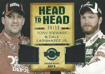 2010 Wheels Main Event - Head to Head Holofoil #HH TSDE Tony Stewart/Dale Earnhardt Jr. Front