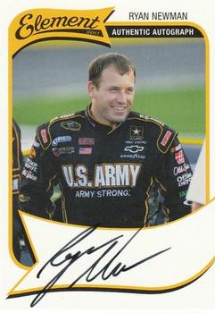 2011 Wheels Element - Autographs #NNO Ryan Newman Front