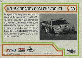 2011 Wheels Element - Green #39 No. 5 GoDaddy.com Chevrolet Back
