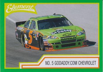 2011 Wheels Element - Green #39 No. 5 GoDaddy.com Chevrolet Front
