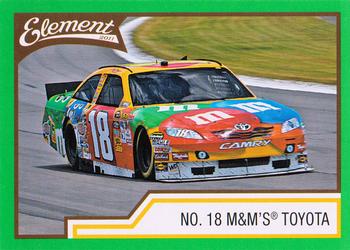 2011 Wheels Element - Green #41 No. 18 M&M's Toyota Front