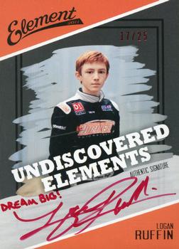2011 Wheels Element - Undiscovered Elements Autographs Red Ink #UE-LR Logan Ruffin Front