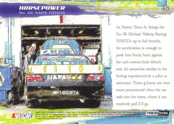 2011 Press Pass Eclipse - Blue #48 No. 56 NAPA Toyota Back