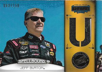 2011 Press Pass Eclipse - Spellbound Swatches #SB-JB 2 Jeff Burton Front