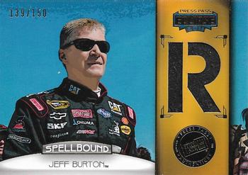 2011 Press Pass Eclipse - Spellbound Swatches #SB-JB 3 Jeff Burton Front