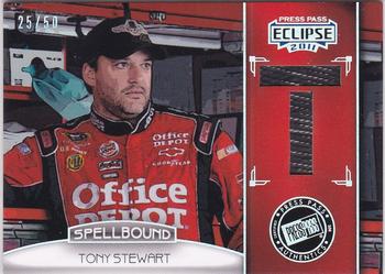 2011 Press Pass Eclipse - Spellbound Swatches #SB-TS 7 Tony Stewart Front