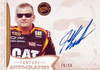 2011 Press Pass Fanfare - FanFare Autographs Bronze #FA-JB1 Jeff Burton Front