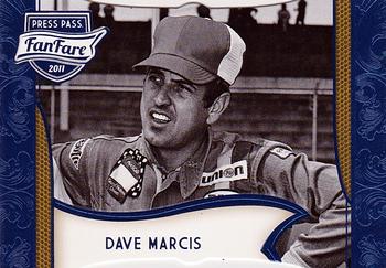 2011 Press Pass Fanfare - Blue Die Cuts #88 Dave Marcis Front