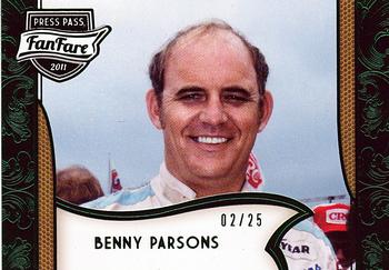 2011 Press Pass Fanfare - Emerald #89 Benny Parsons Front