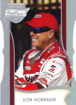 2011 Press Pass Fanfare - Holofoil Die Cuts #63 Ron Hornaday Front