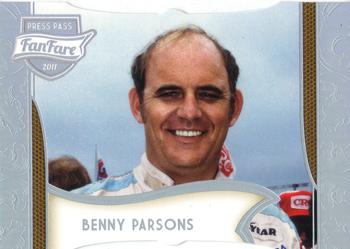 2011 Press Pass Fanfare - Holofoil Die Cuts #89 Benny Parsons Front