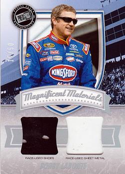 2011 Press Pass Fanfare - Magnificent Materials Dual Swatches #MM-BL Bobby Labonte Front