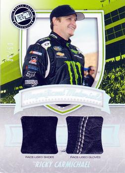 2011 Press Pass Fanfare - Magnificent Materials Dual Swatches #MM-RC Ricky Carmichael Front