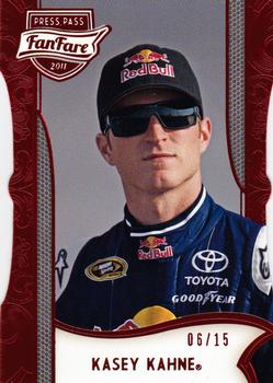 2011 Press Pass Fanfare - Ruby Die Cuts #19 Kasey Kahne Front