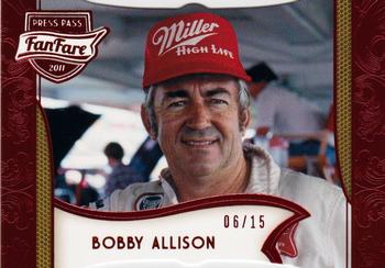 2011 Press Pass Fanfare - Ruby Die Cuts #75 Bobby Allison Front