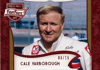 2011 Press Pass Fanfare - Ruby Die Cuts #95 Cale Yarborough Front