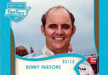 2011 Press Pass Fanfare - Sapphire #89 Benny Parsons Front