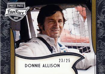 2011 Press Pass Fanfare - Silver #76 Donnie Allison Front