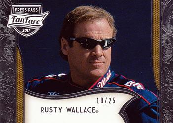 2011 Press Pass Fanfare - Silver #93 Rusty Wallace Front