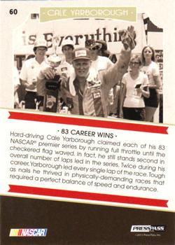 2011 Press Pass Legends - Gold #60 Cale Yarborough Back