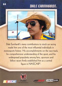 2011 Press Pass Legends - Gold #64 Dale Earnhardt Back