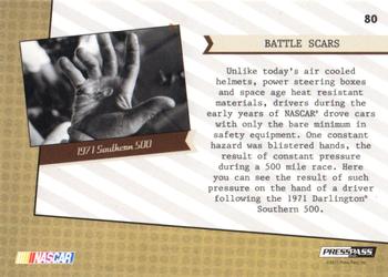 2011 Press Pass Legends - Holofoil #80 Battle Scars/1971 Southern 500 Back
