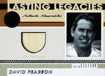2011 Press Pass Legends - Lasting Legacies Memorabilia Silver #LL-DP David Pearson Front
