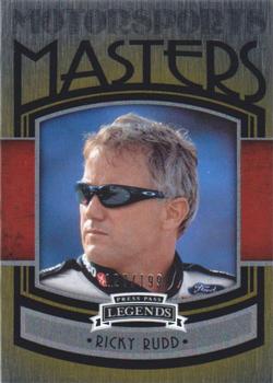 2011 Press Pass Legends - Motorsports Masters Brushed Foil #MM 14 Ricky Rudd Front