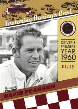 2011 Press Pass Legends - Red #28 David Pearson Front