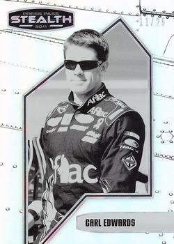 2011 Press Pass Stealth - Black and White #25 Carl Edwards Front