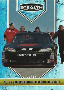 2011 Press Pass Stealth - Holofoil #17 No. 29 Richard Childress Racing Chevrolet Front