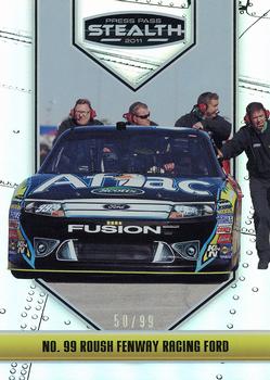 2011 Press Pass Stealth - Holofoil #26 No. 99 Roush Fenway Racing Ford Front