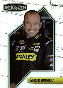 2011 Press Pass Stealth - Holofoil #38 Marcos Ambrose Front