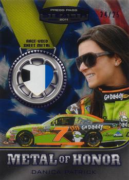 2011 Press Pass Stealth - Metal of Honor-Purple Heart #MH-DP Danica Patrick Front