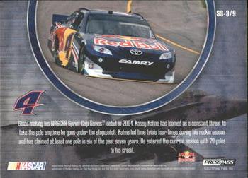 2011 Press Pass Stealth - Supersonic #SS-3 Kasey Kahne Back
